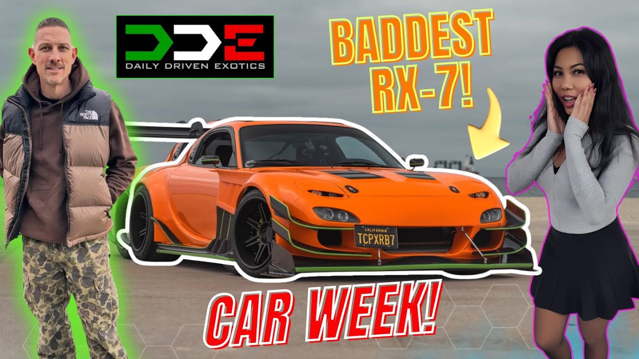 Spotted DDE and Baddest RX-7 at Monterey Car Week!