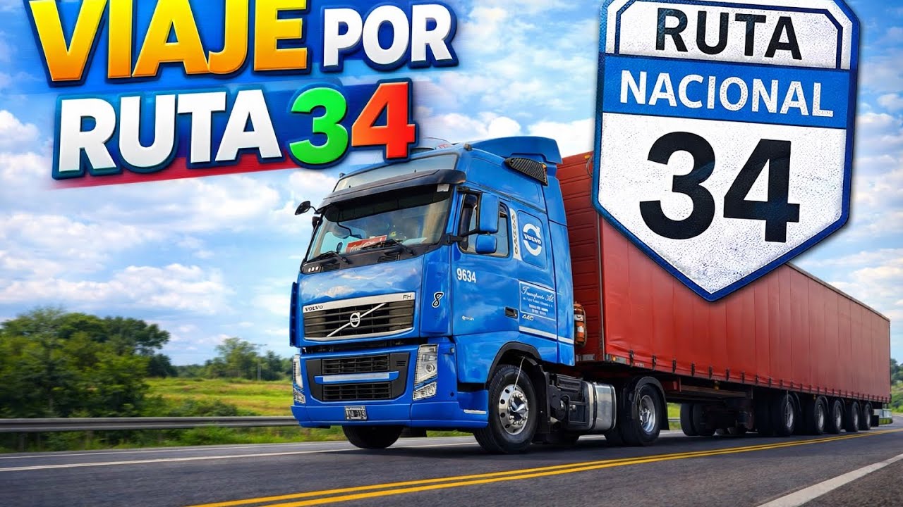 video n°120 RUTA NACIONAL 34 OTRA VEZ DESPUÉS DE TANTO TIEMPO 🚛🚛🚛🚙🚚