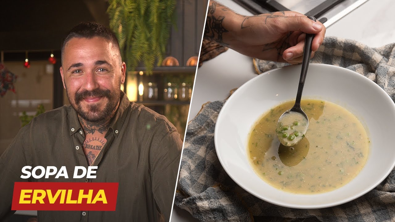 SOPA DE ERVILHA MUITO FÁCIL | Léo Abreu