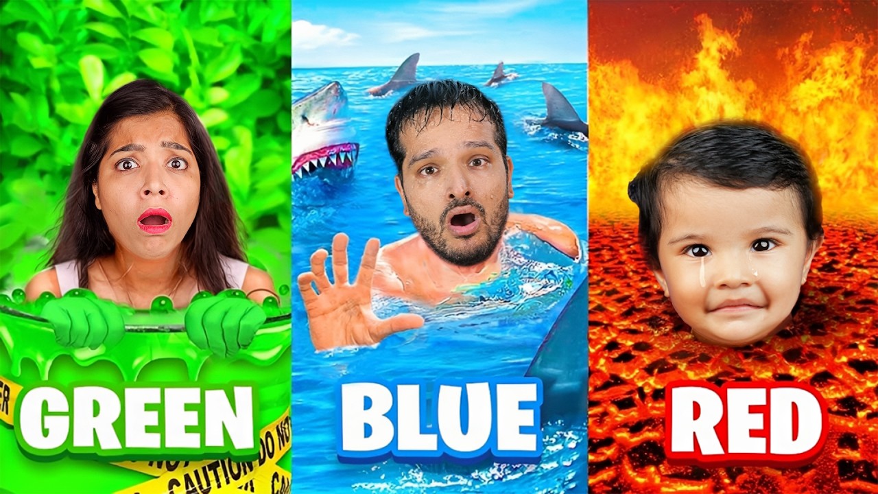 SURVIVING In ONE COLOR For 24 Hours
