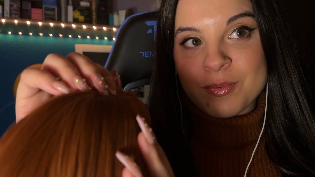 ¿Puedo peinarte el pelo y masajear tu cabeza? ASMR Atención Personal ♡