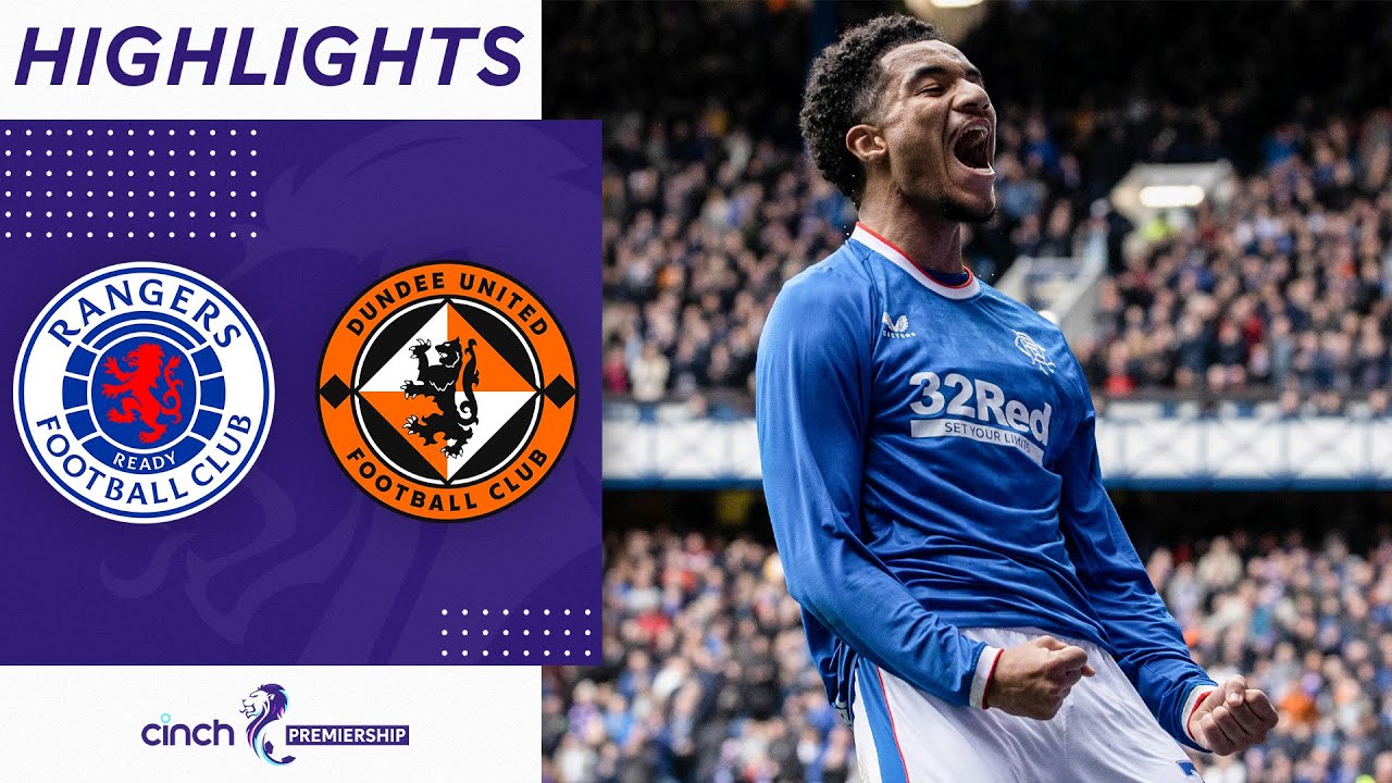 Rangers 2-0 Dundee United | Malik Tillman Shines In Dominant Performance | cinch Premiership
