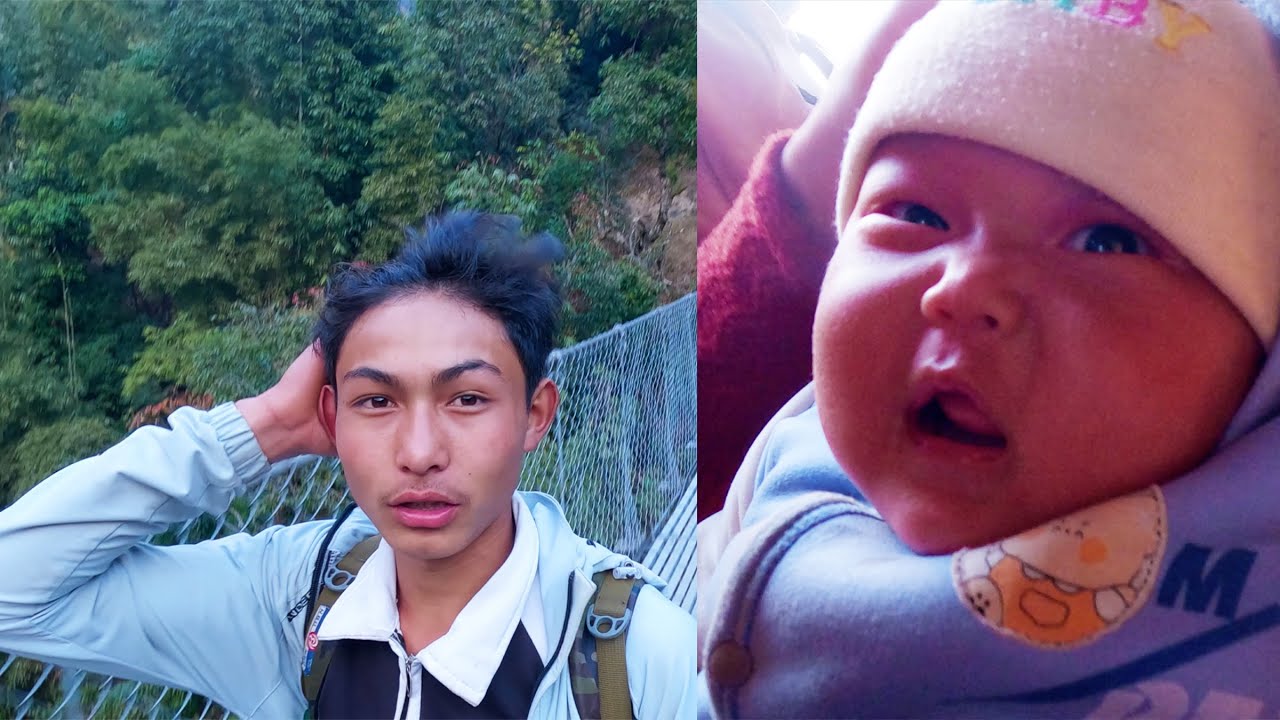 Adhiraj going to meet wife & daughter@pastorallifeofnepal @Manjitamrnati