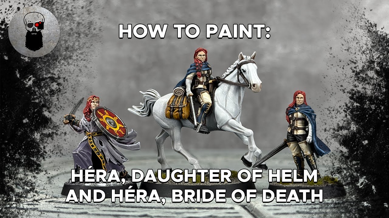Contrast+ How to Paint: Héra, Daughter of Helm and Héra, Bride of Death