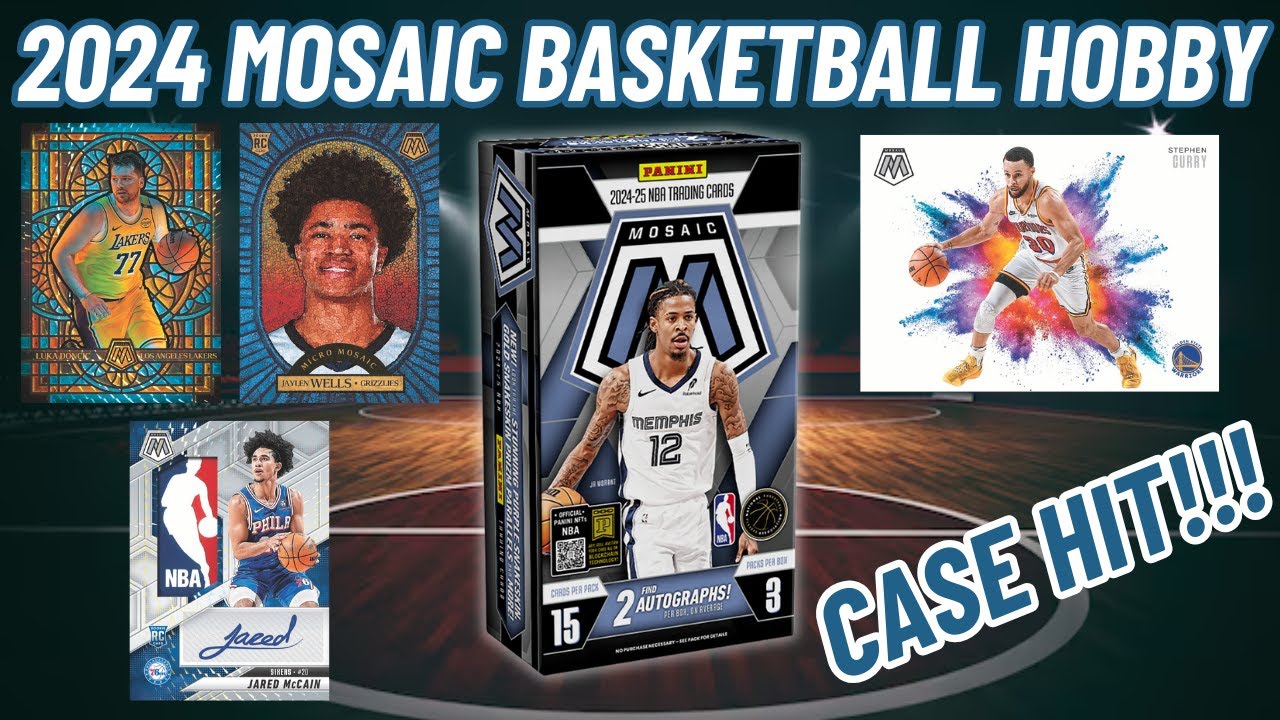 THE MOST STACKED MOSAIC EVER! 😱👑 2024-25 Panini Mosaic Basketball Hobby Box Opening!