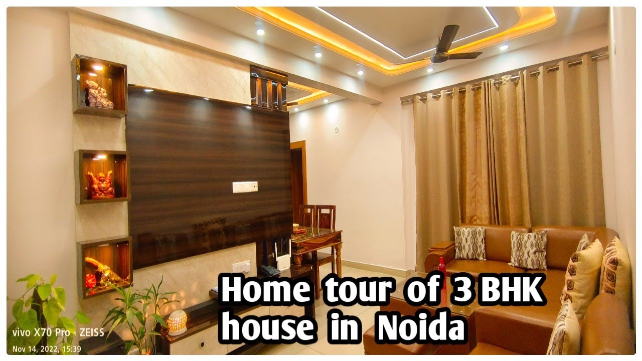 🌹Home Tour of 3BHK Flat IN Noida ❤️ My dream house 🥰My luxury 3BHK house tour 💕New house tour 💞