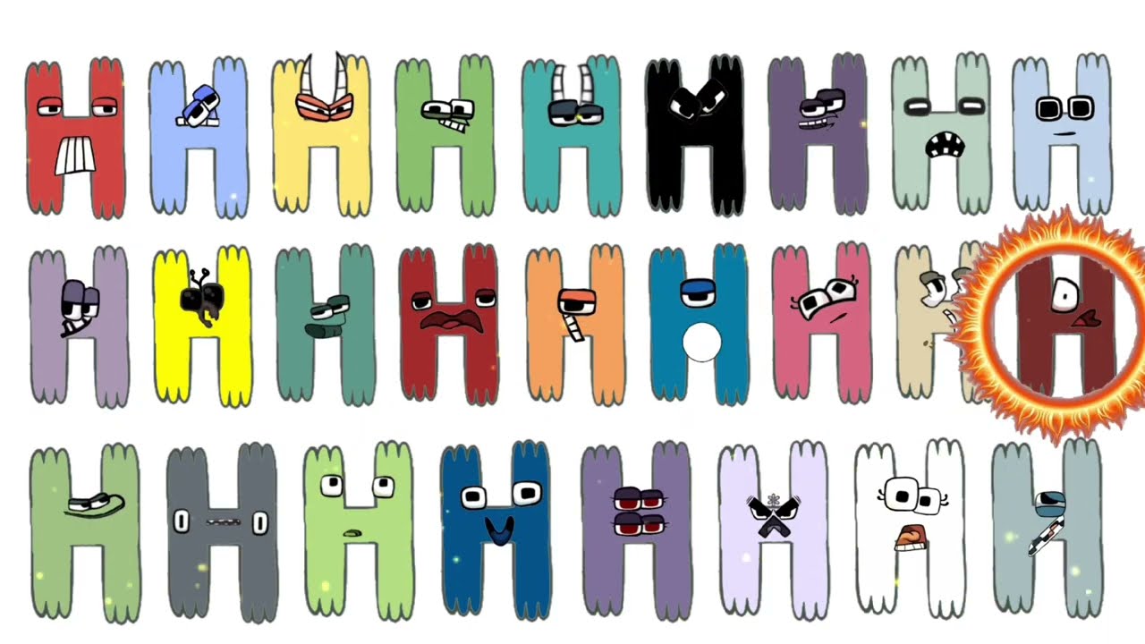 Alphabet lore same letters A-Z