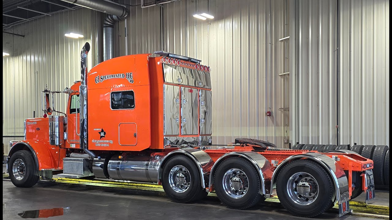 HEAVY HAUL#72 ALL WASHED AND POLISHED WALK AROUND... HOW TO INSTALL HALO INFLATION SYSTEM