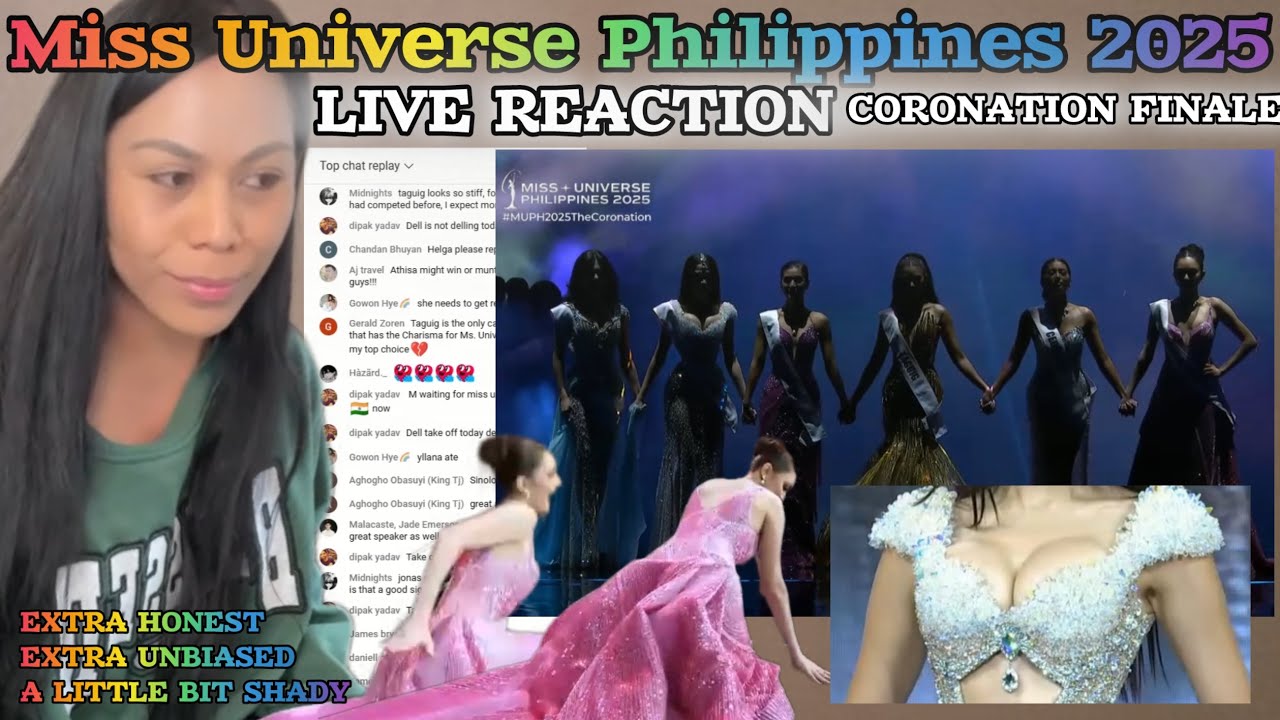 LIVE REACTION | 𝐌𝐢𝐬𝐬 𝐔𝐧𝐢𝐯𝐞𝐫𝐬𝐞 𝐏𝐡𝐢𝐥𝐢𝐩𝐩𝐢𝐧𝐞𝐬 𝟐𝟎𝟐𝟓 | CORONATION NIGHT | (NO COMMERCIALS! 😊😘)