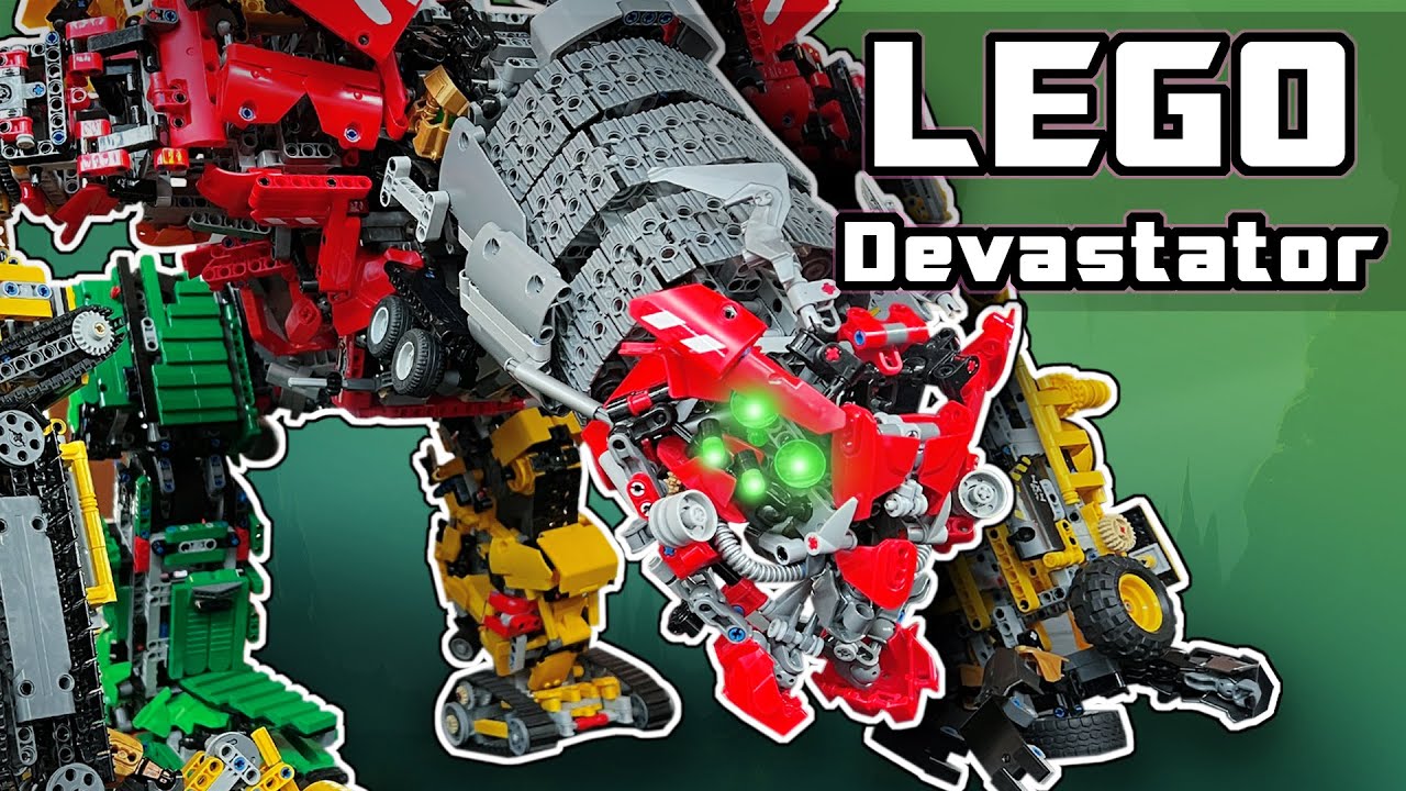 ОГРОМНЫЙ LEGO Transformers Devastator — Взгляд на то, как он создан