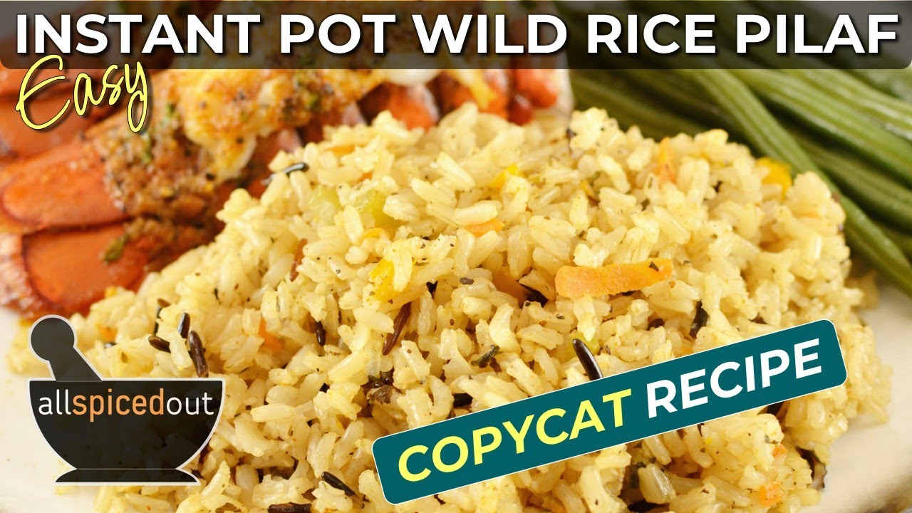 How to Make Instant Pot Wild Rice Pilaf - Copycat Recipe