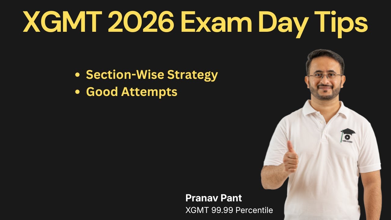 XGMT Exam Tomorrow? Watch This Before You Go!