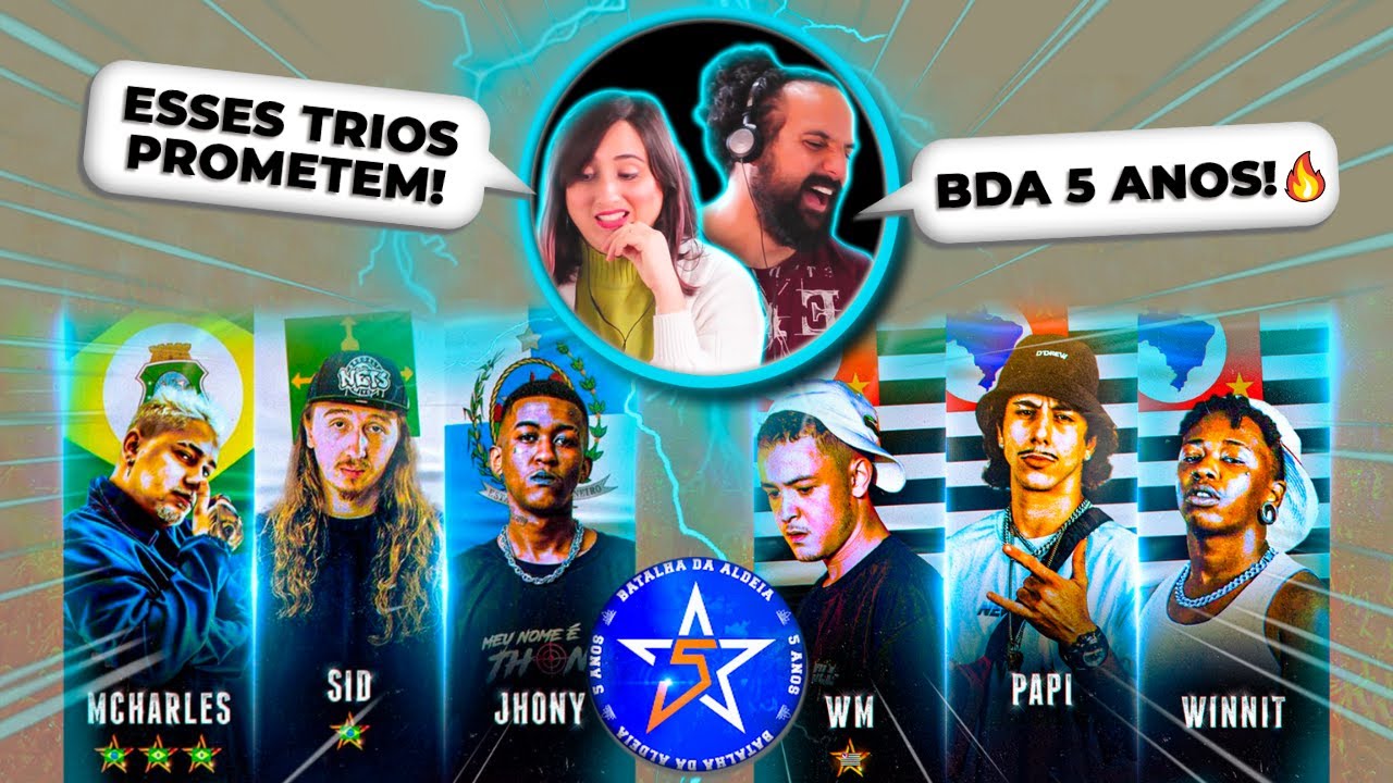 🔥MÚSICOS REAGINDO | MCHARLES, JHONY E SID X WM, PAPI E WINNIT | BDA 5 ANOS | REACT/ANÁLISE