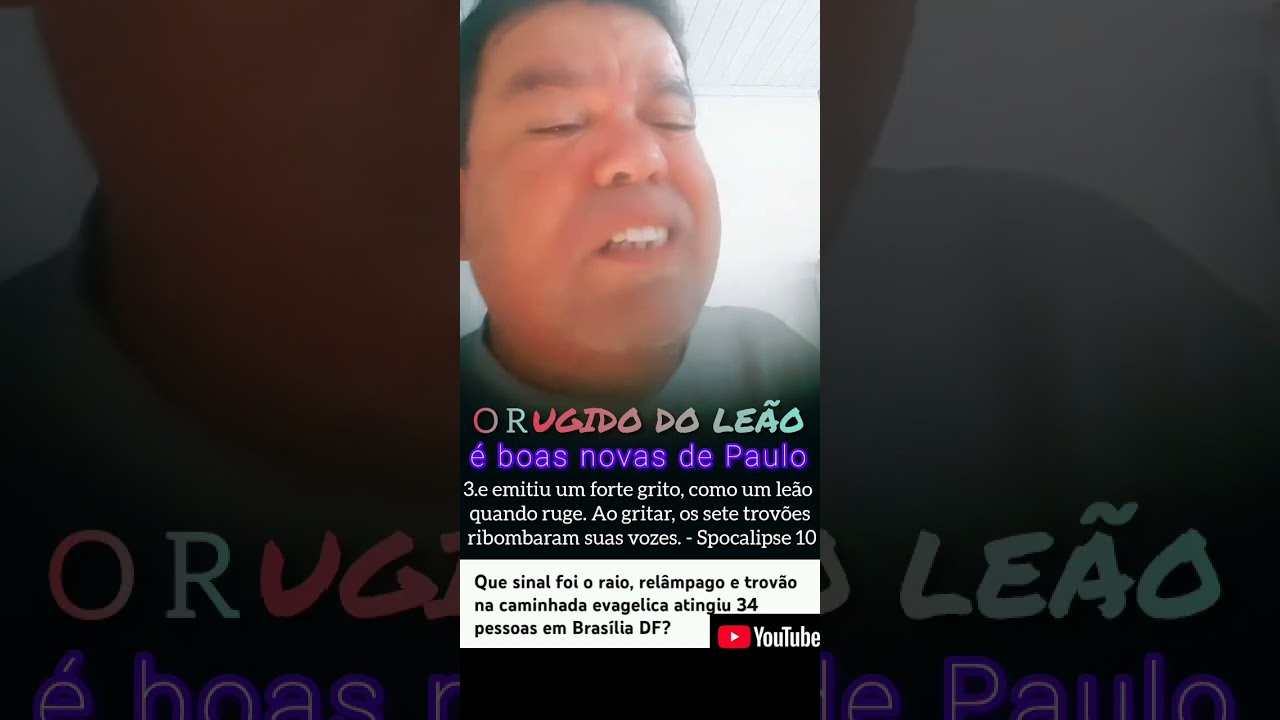O forte grito, o rugido do leão e os 7 trovões - Apocalipse 10:3