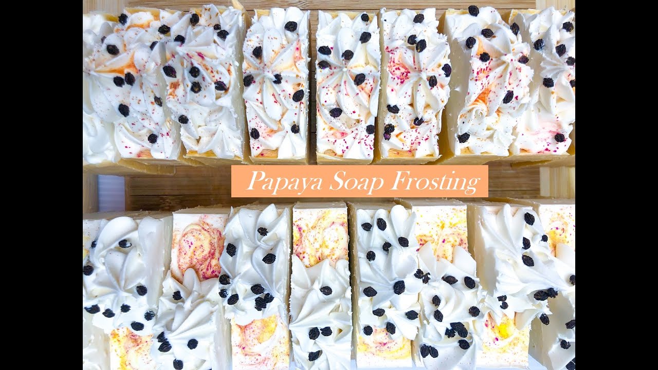 Papaya Soap Frosting