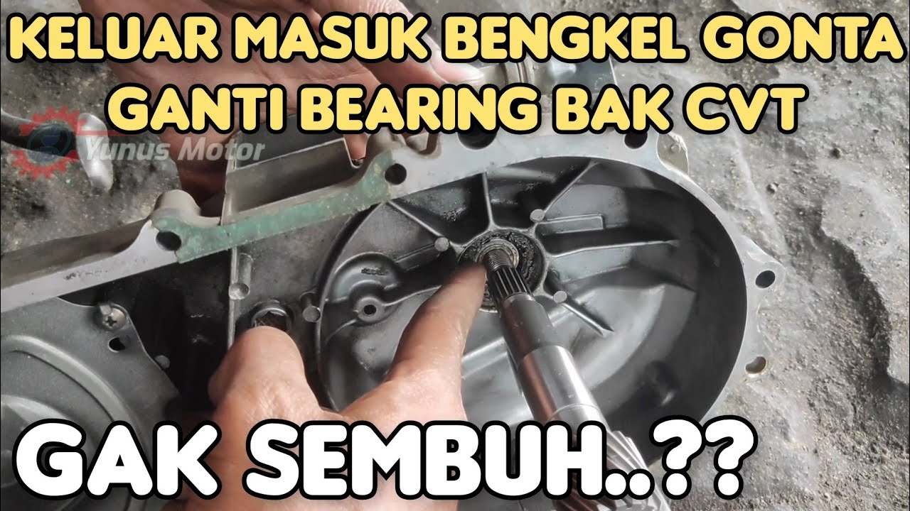 Udah capek ganti bearing ini, tetap Cvt bunyi kletek-kletek saat gas pelan #beatfi