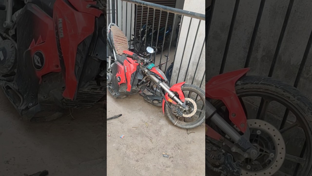 revolt ev 400 accident #bikeaccdint