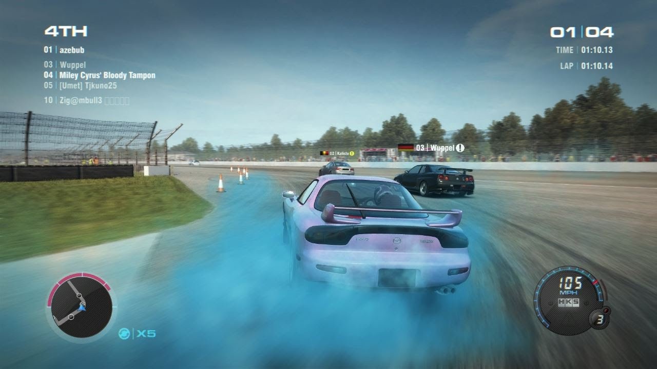 GRID 2 PC Multiplayer: Mazda RX-7 Type RZ w/ Lvl 2 engine & Lvl 1 gearbox upgrade (Best Setup)