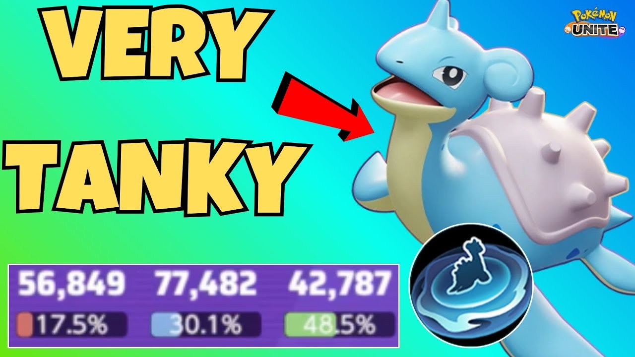 Водный импульс LAPRAS очень громоздкий | Pokemon Unite
