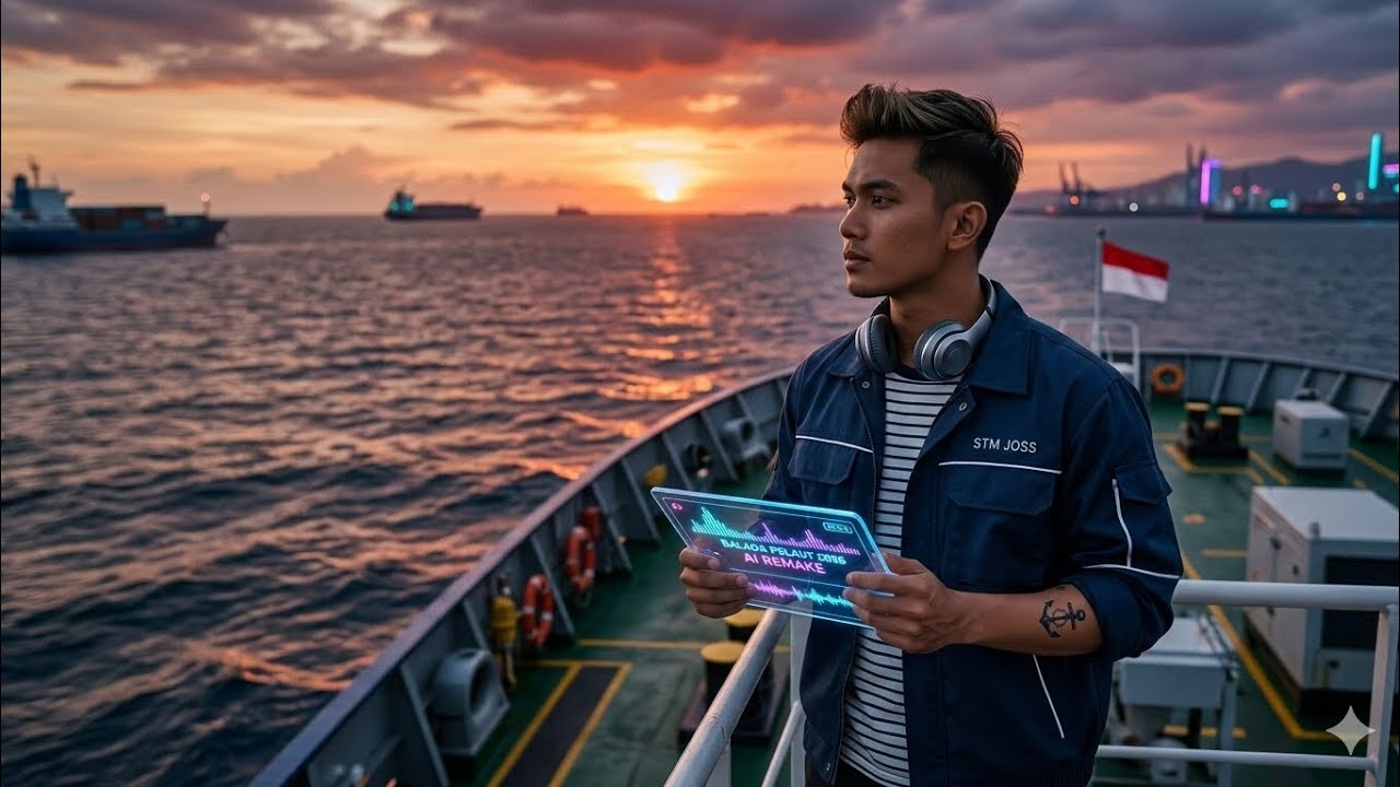 Balada Pelaut 2026 - AI Remake (Future Vibes) #music #shorts #pelaut #sailor 
