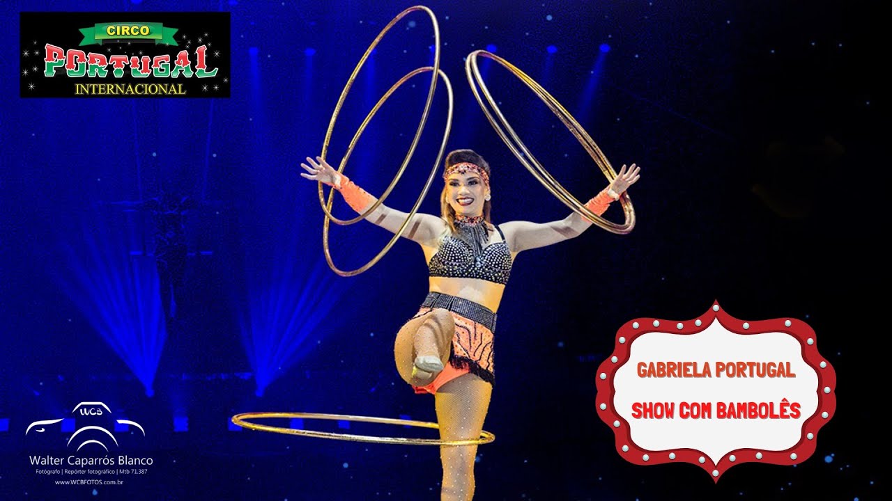Show com Bambolês no Circo Portugal Internacional