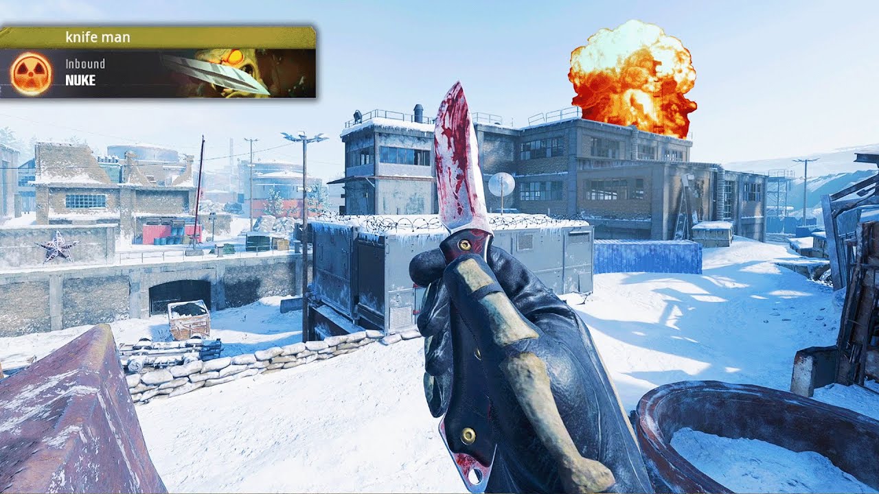 I NUKED Gun Game with a KNIFE and it made players so TERRIFIED