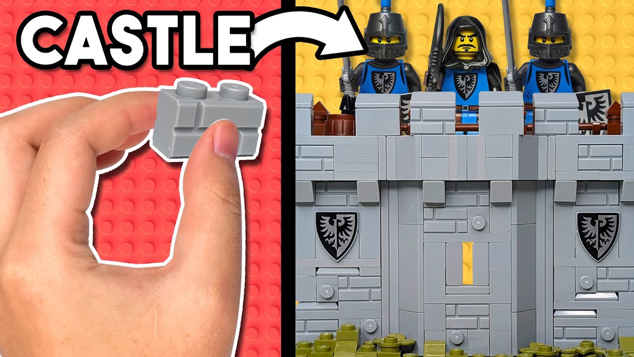 I Built a Black Falcon Castle In LEGO!