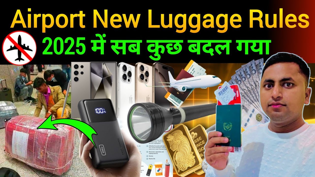 Airline carry on rules for 2025 | Airport rules 2025 | Prohibited items in flight baggage