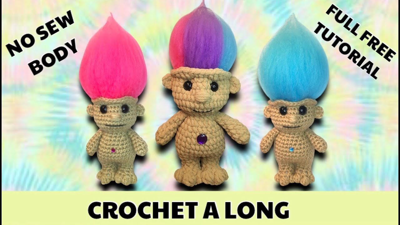 CROCHET TROLL MAGIC LUCKY TROLL