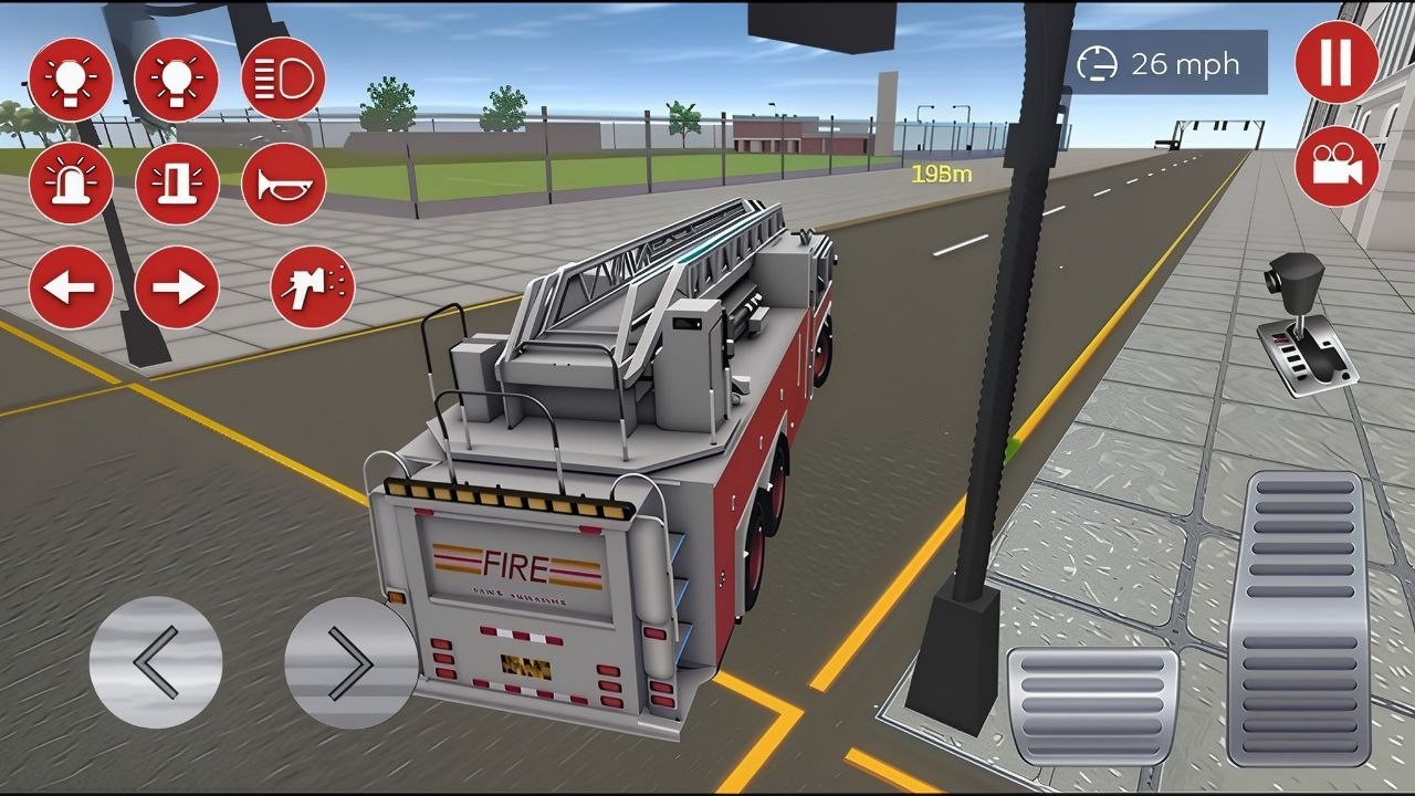 Fire Truck City Rescue Simulator - 911 US Emergency Fire Truck Driving 3D - Android Gameplay