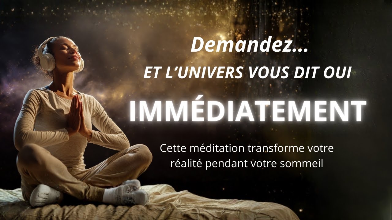 Je Demande à l'Univers et je Reçois - Méditation Guidée Nocturne pour Manifester Vos Rêves