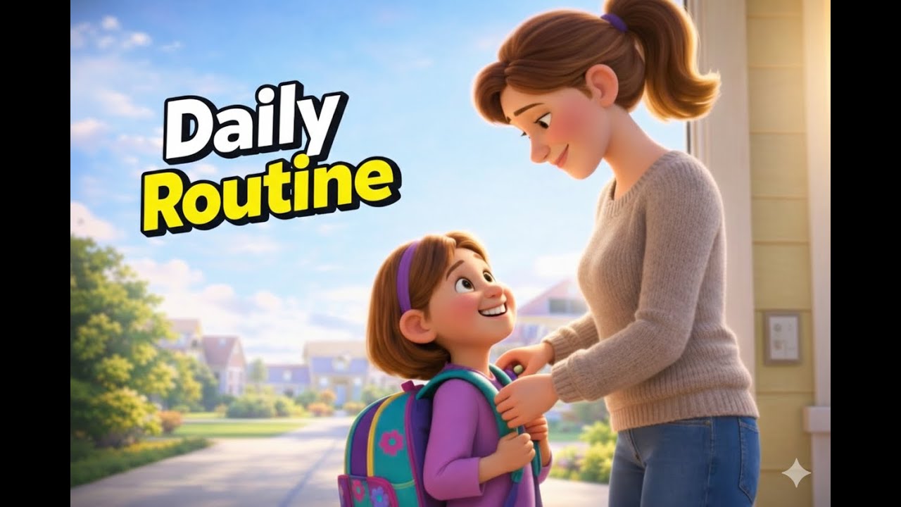 English Story: A Mother's Daily Routine | Listening Practice