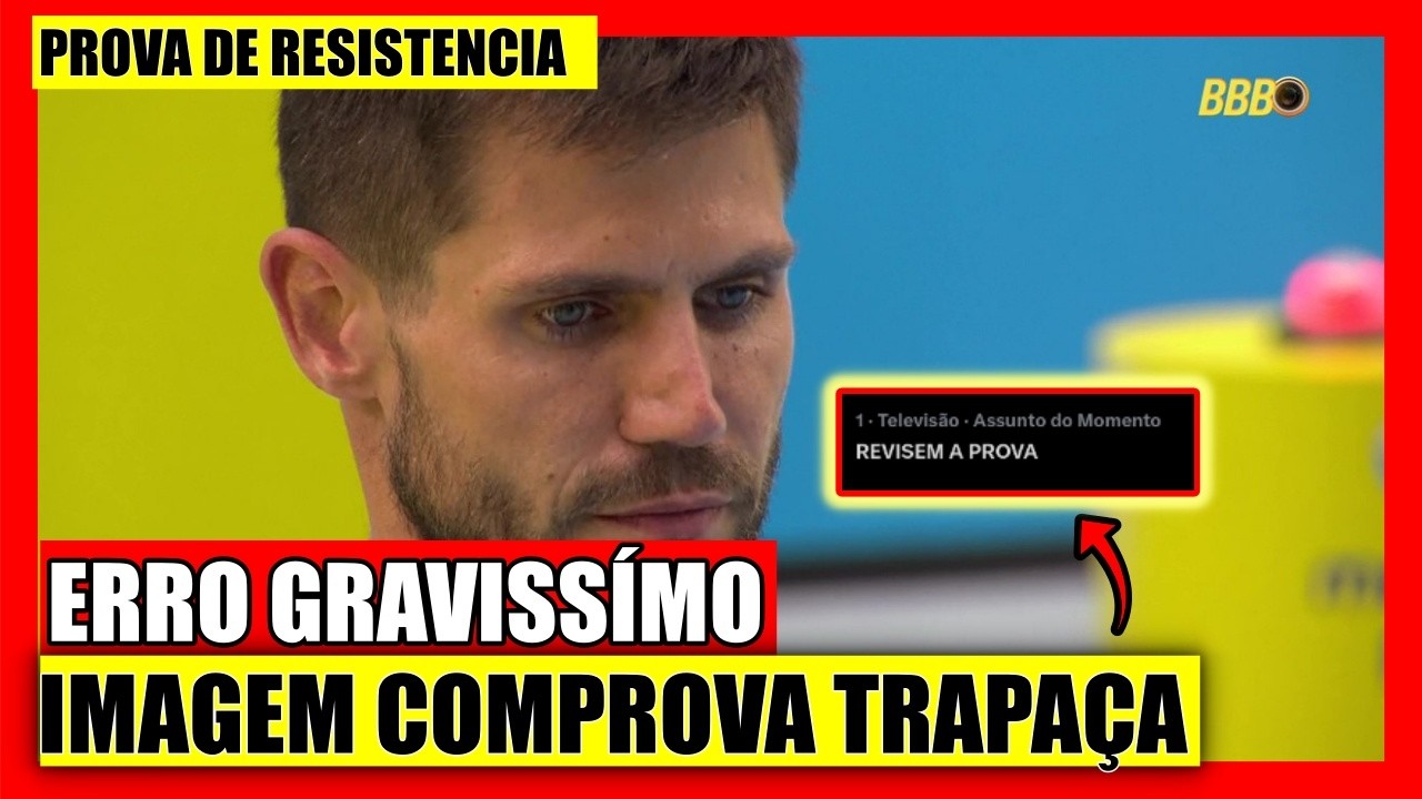 🔥 BBB 26 PROVA PODE SER CANCELADA APOS ERRO, WEB PEDE REVISÃO APÓS FALHA DA PRODUÇÃO, BBB 26 AO VIVO