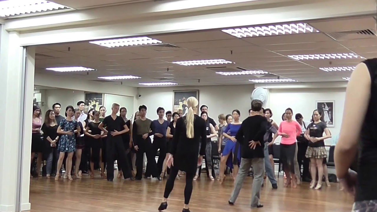 Лекция Риккардо и Юлии Самба — 7 ноября 2015 г. — Часть 2 в J J Dance Academy.