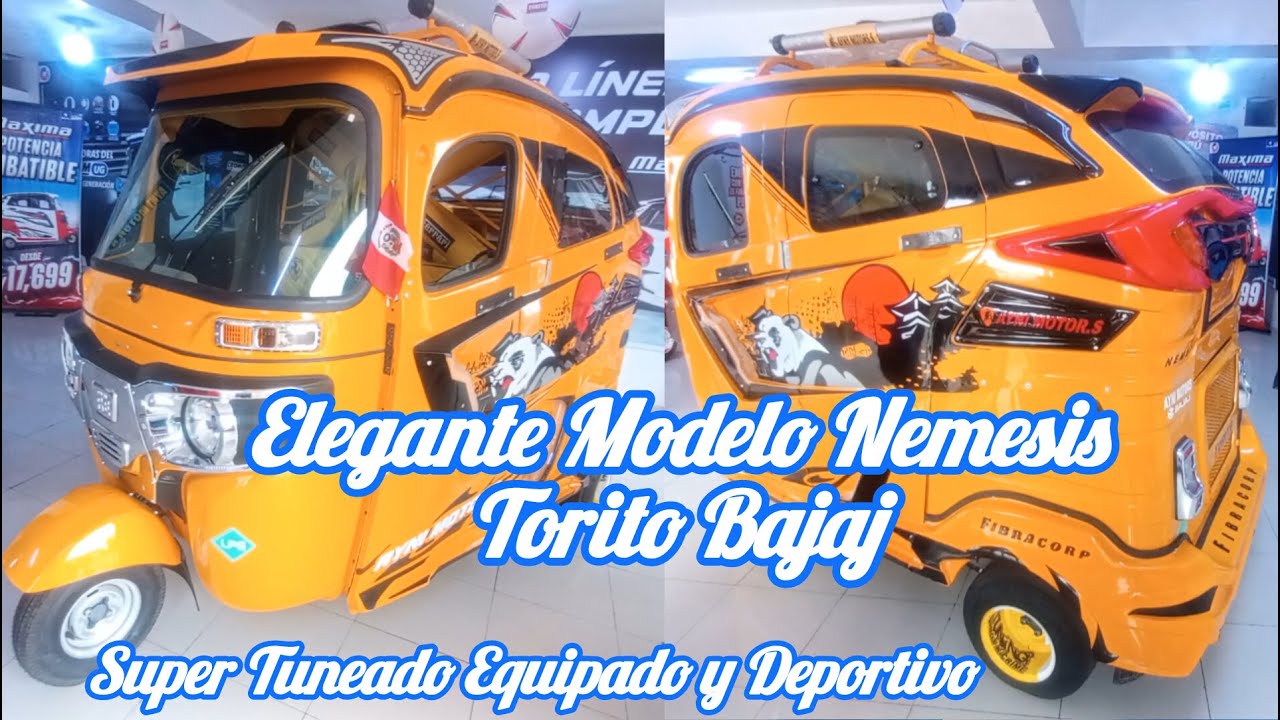 ELEGANTE MODELO NEMESIS EL EXCLUSIVO DEPORTIVO TORITO BAJAJ 2025