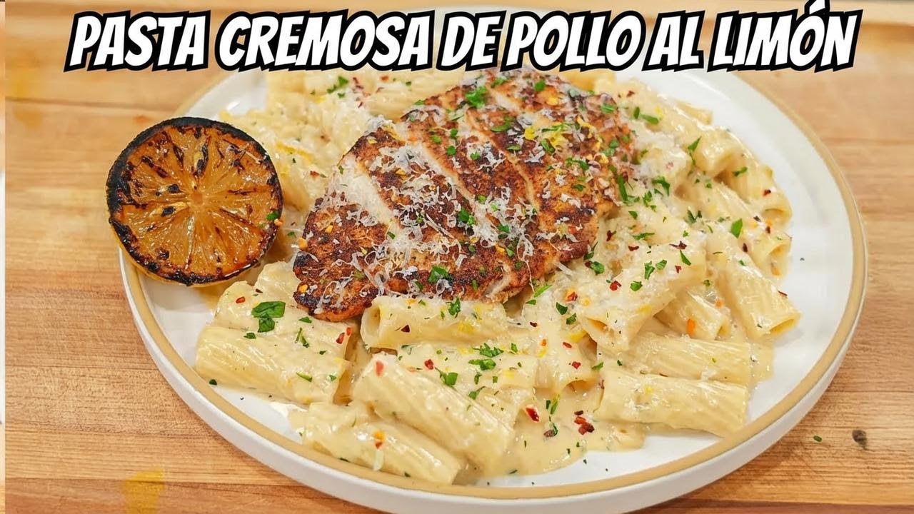 La cena de pasta rápida que más me gusta: ¡pollo cremoso al limón listo en 30 minutos!