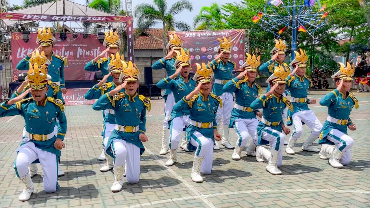 MERINDING! PASKIBRA MTSN 4 KAB BANDUNG BARAT AT LKBB GRILYA MUSTHAFA 