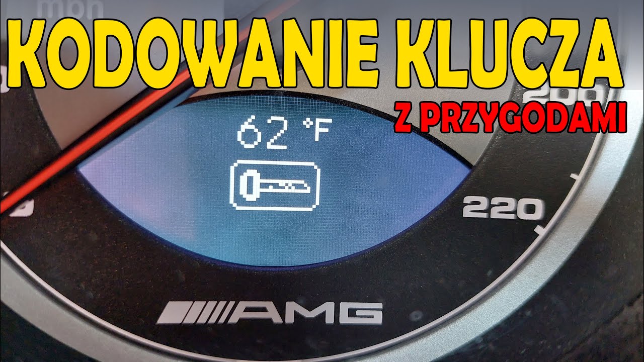 Kodowanie klucza z przygodami. Mercedes SL 65 AMG