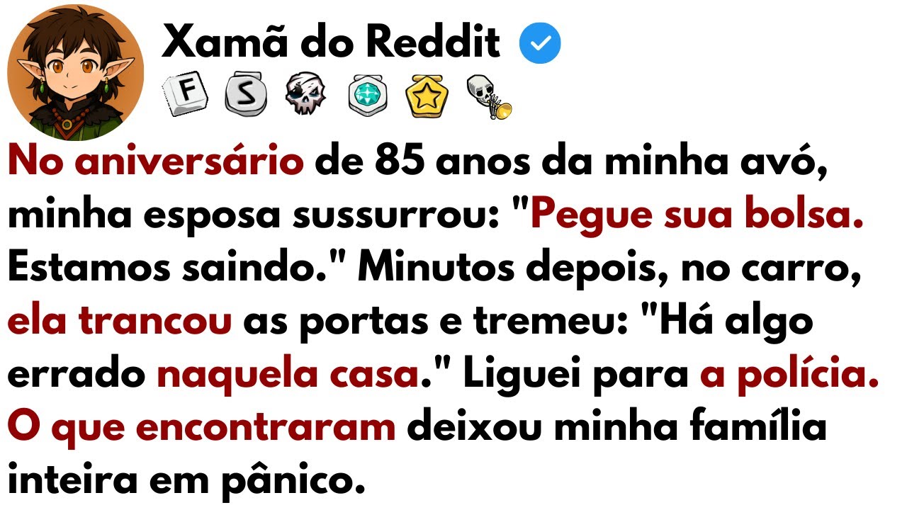 [HISTÓRIA COMPLETA] No aniversário de oitenta e cinco anos da minha avó, minha esposa sussurrou...