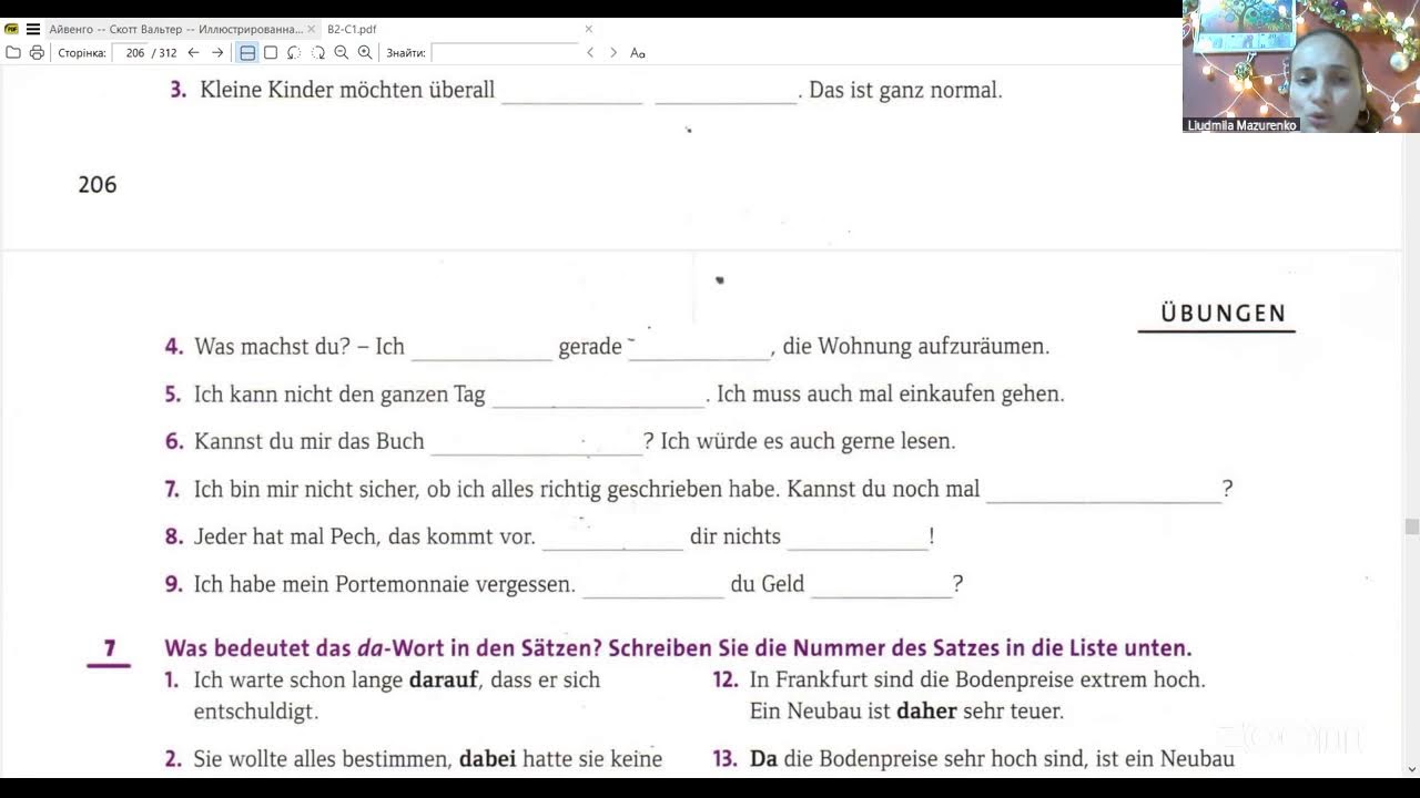 PRONOMINALADVERBIEN B2-C1🏆УРОК КУРСУ НІМЕЦЬКА ДЛЯ ПРОСУНУТИХ