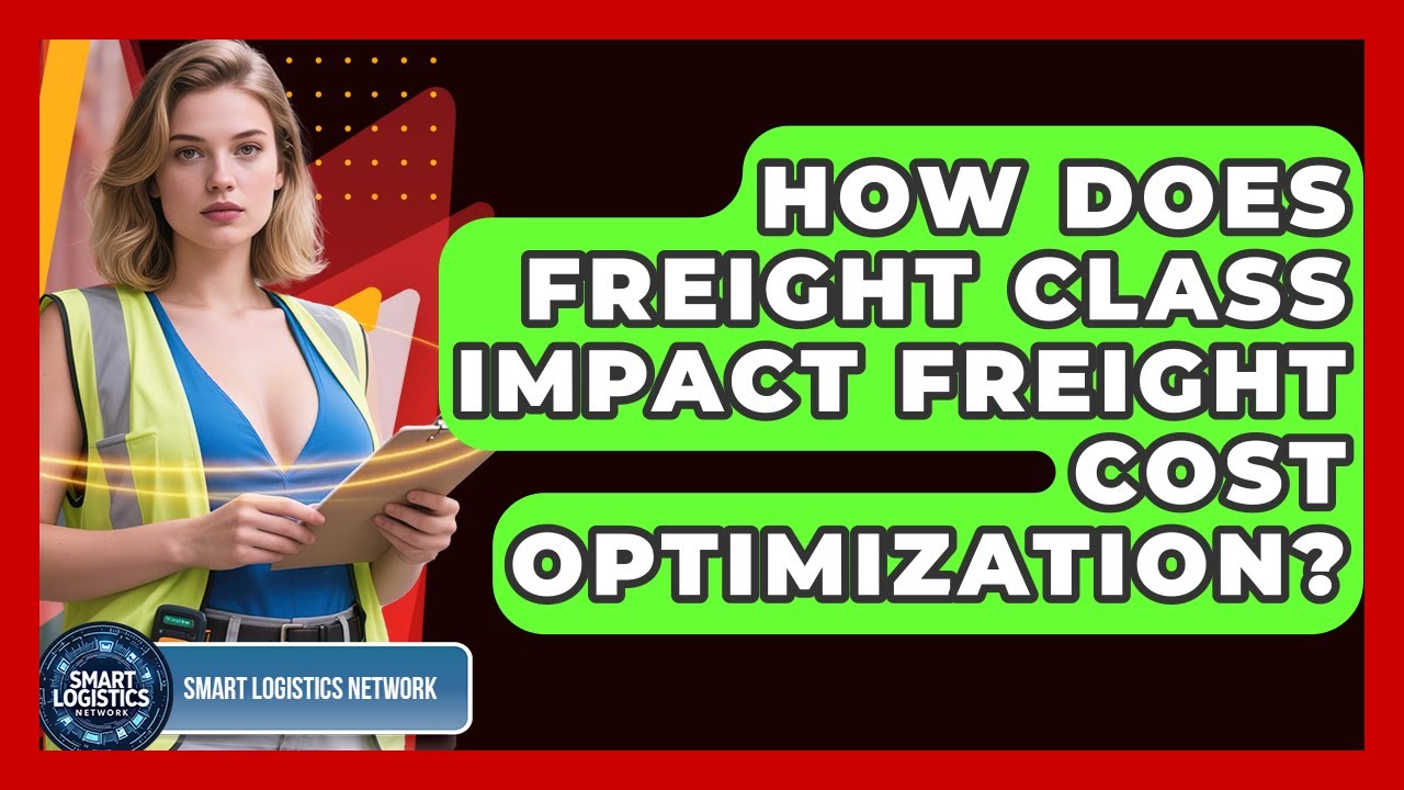 How Does Freight Class Impact Freight Cost Optimization? - Smart Logistics Network