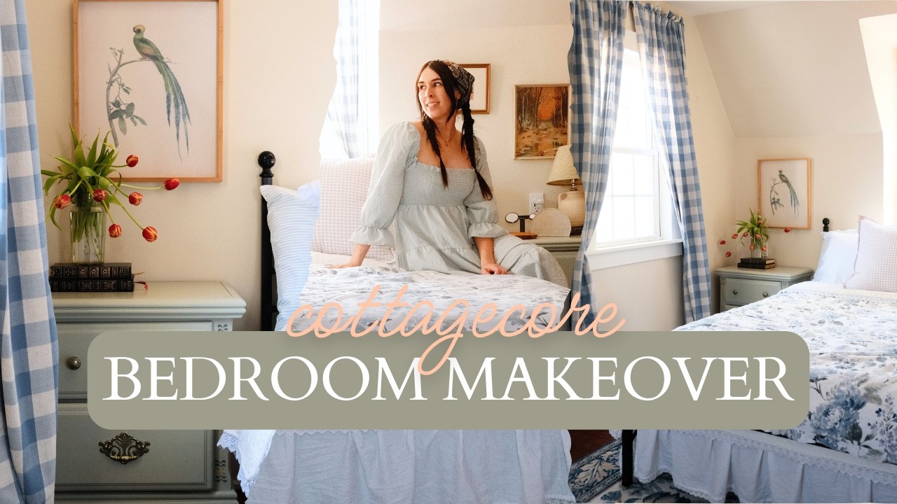 WEEKEND BEDROOM MAKEOVER 🎀🧺🌷 cozy cottagecore decor