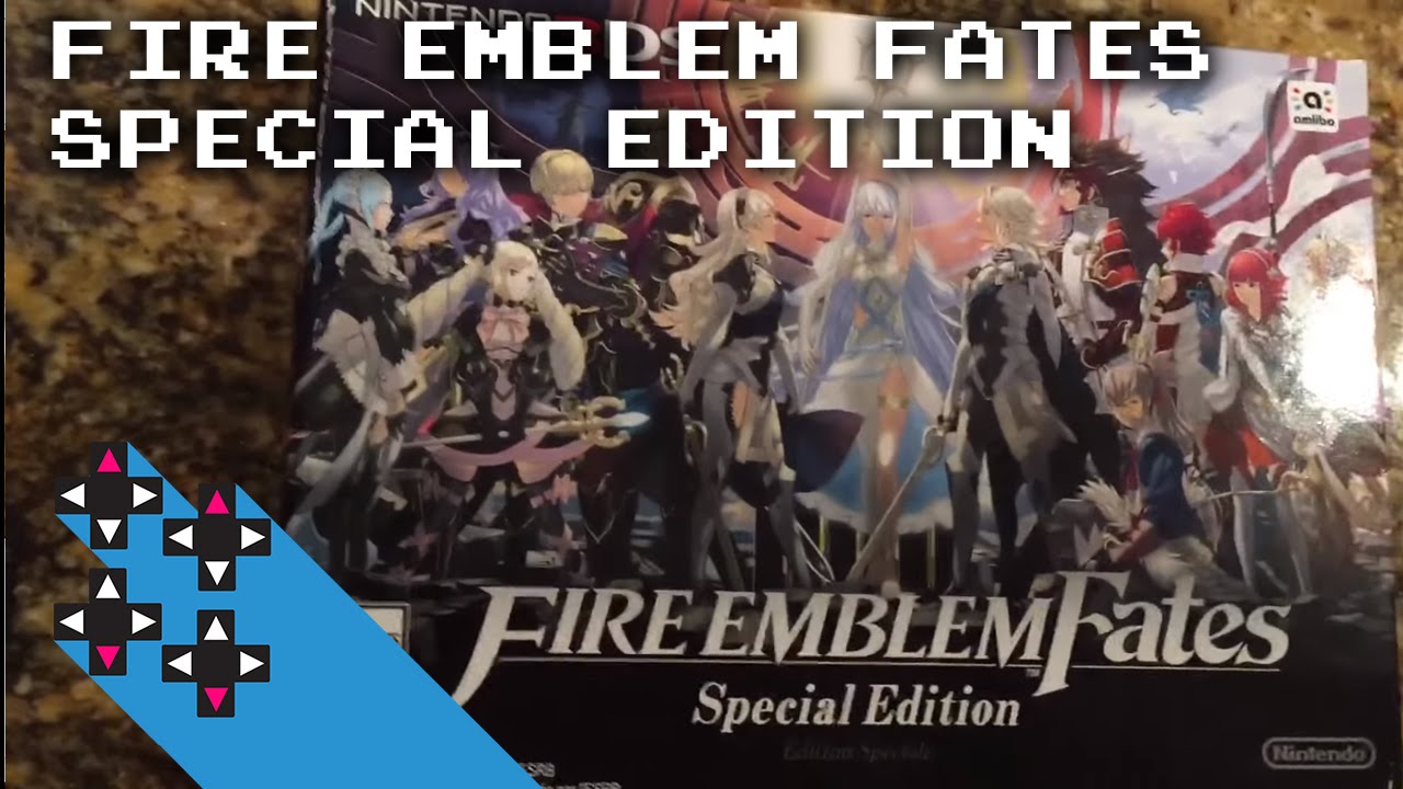 FIRE EMBLEM FATES SPECIAL EDITION QUICK UNBOXING — UpUpDownDown Unboxing