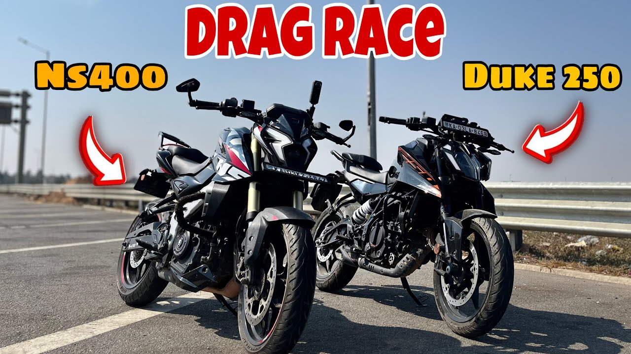 Duke 250 Gen 3 vs NS 400 🚀🔥 Drag Race | Shocked Result😱