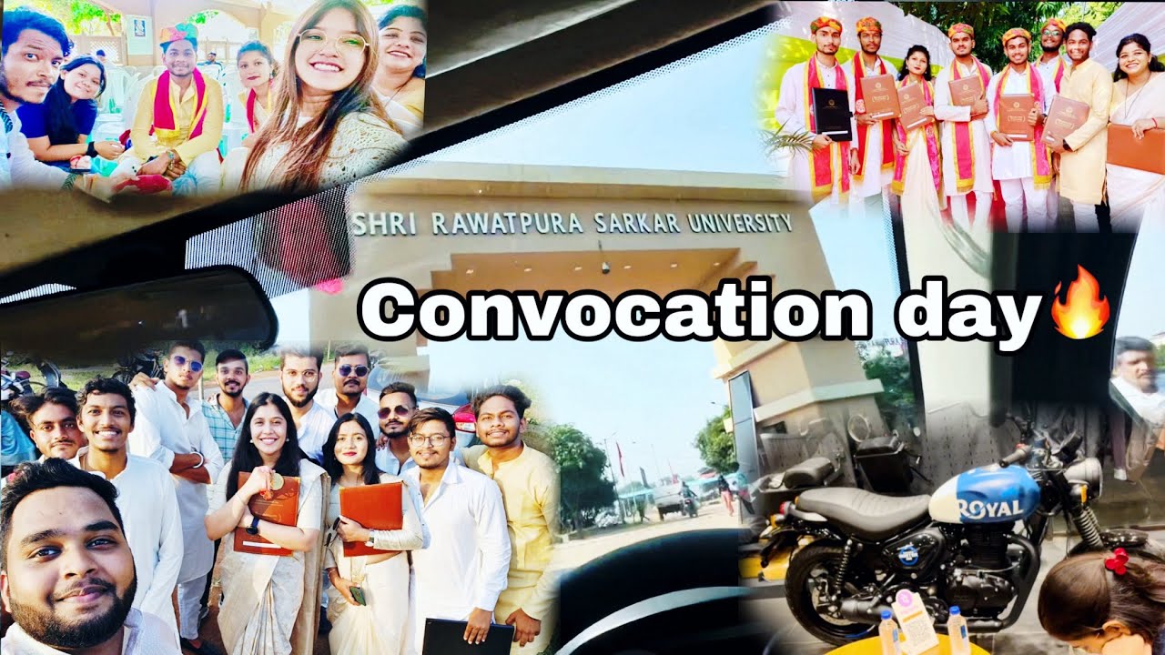 Shri rawatpura sarkar university Raipur || Hunter350❤️ || #convocationday #raipur #hunter350 #2023