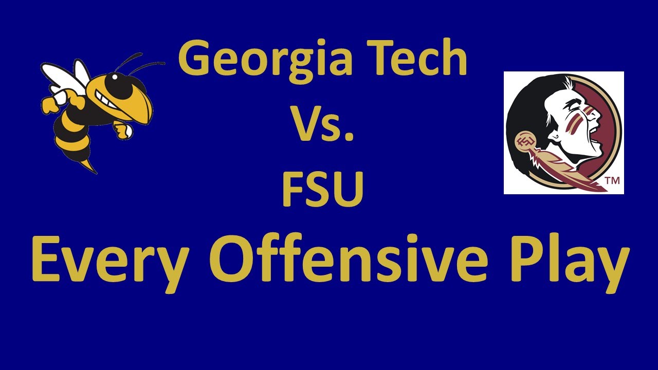 Georgia Tech vs Florida State 2014: Every Offensive Play