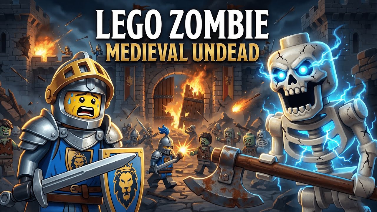LEGO Castle Defense: KNIGHTS vs. ZOMBIES ⚔️| LEGO Animation | Full Episode 05