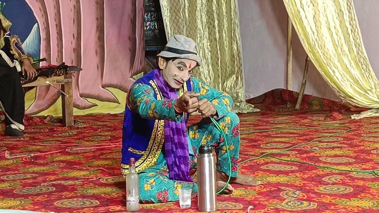 शराब पीने के बाद कैसा लगता है सुनिए, नंदू अकेला द्वारा धमाकेदार कॉमेडी।। उमरिया राठ रामलीला
