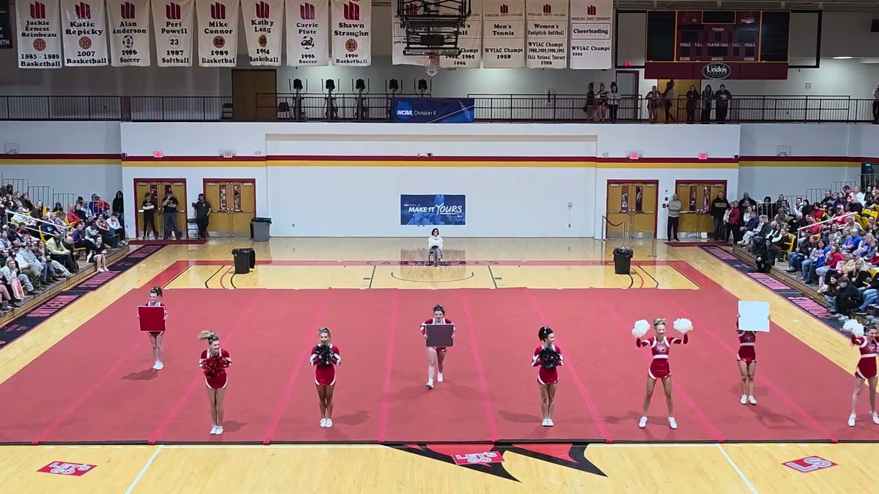 St. Clairesville High School 4A at OVAC Cheer Competition 2026 🩶