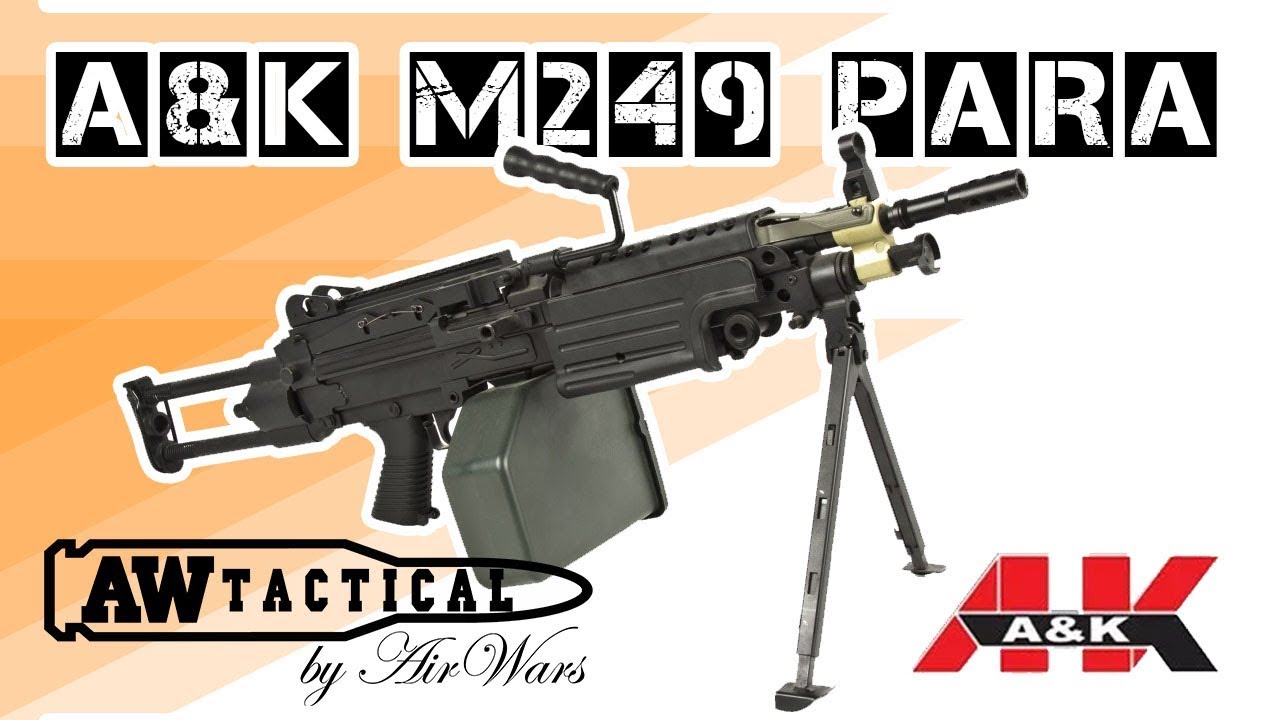 Страйкбольный пулемет A&K M249 PARA (airsoft) A&K-AEG-03
